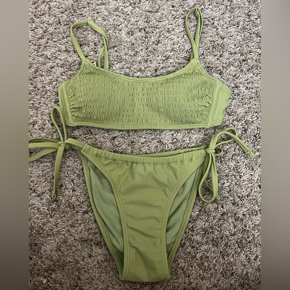 green bikini